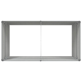 Donica Antracyt 195 x 100 x 75 cm Stal Galwanizowana
