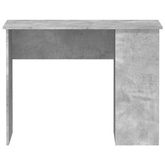 vidaXL Biurko, szarość betonu, 100x55x75 cm, materiał drewnopochodny