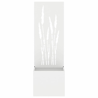 Ekran zapewniający prywatność w ogrodzie Biały 50 x 150 cm