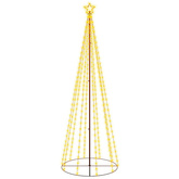 Choinka stożkowa, 310 ciepłych białych LED, 100x300 cm