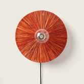 Kinkiet Boho Brąz 35cm E27 Talerz Abruzzo Kinto