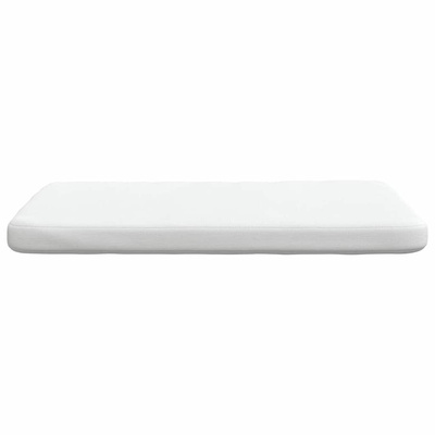 Poduszki na siedziska 4 pcs Biały 40 x 40 x 3 cm tkanina