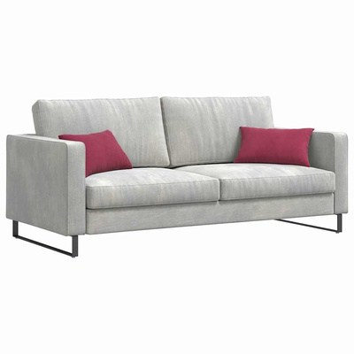 Poduszki na sofę 2 pcs czerwone wino 50 x 30 cm
