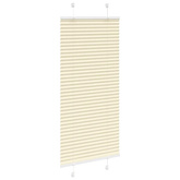 Roleta plisowana kremowa 60x150 cm Szerokość tkaniny 59,4cm