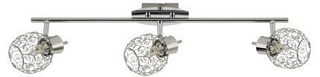 Lampa ścienna listwa 3X40W G9 chrom HORUS 93-19158