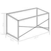 vidaXL Biurko komputerowe, białe, 120 x 60 x 70 cm