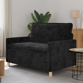 Sofa Czarny 126 x 81 x 87,5 cm Poliester