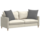 Poduszki na sofę 2 pcs Ciemnoszary 60 x 60 cm tkanina