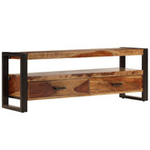 vidaXL Szafka pod TV, 120x35x45 cm, lite drewno sheesham