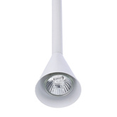 Lampa wisząca tuba Tucson biała metalowa GU10 pojedyncza