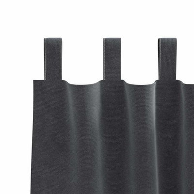 Zasłony zaciemniające 2 pcs Jasnoszary 140 x 175 cm Aksamit