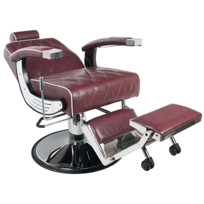Gabbiano fotel barberski Imperial bordowy 112451