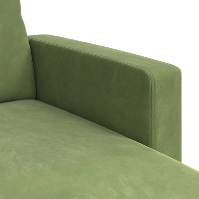 Sofa Jasnozielony 178 x 134 x 80 cm Aksamit