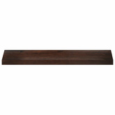 Nakładki na schody 4 szt. 90 x 30 x 2 cm Ciemny brąz