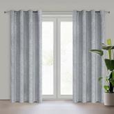 Zasłona Adelina stalowa 140x250