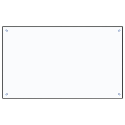 Panel ochronny do kuchni, przezroczysty, 100x60 cm, szkło