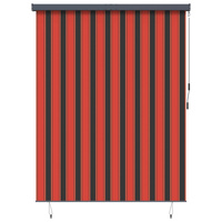 Roleta Pomarańczowy i brązowy 200 x 250 cm Materiał i Aluminium