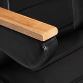 Fotel kosmetyczny elektryczny SILLON Lux 273b + taboret 304 czarny 148298