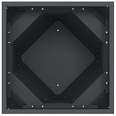 Donica Antracyt 40 x 40 x 75 cm Stal