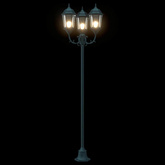 Lampa ogrodowa Vintage szczotkowana zieleń 57 x 49 x 241 cm