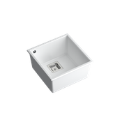 DAVID 40 GraniteQ snow white/elementy stalowe