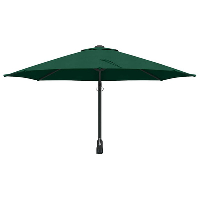 Parasolka ogrodowa Zielony 248 x 248 x 148 cm Poliester i Stal