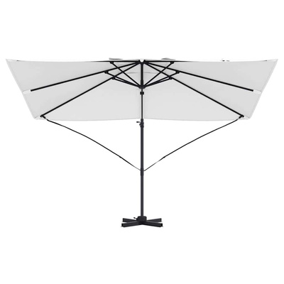 Parasol plażowy piaskowy 351 x 250 x 260 cm