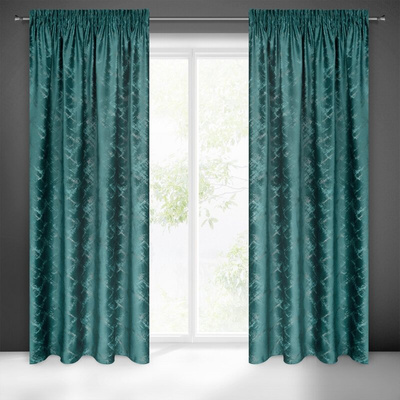 Zasłona Adria turkusowa 140x270