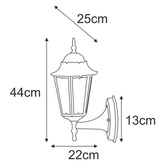 Kinkiet K-5006A UP CZARNY z serii LOZANA