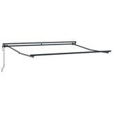 Rama markizy Z regulacją Antracyt 3,5 x 2,5 m Stal