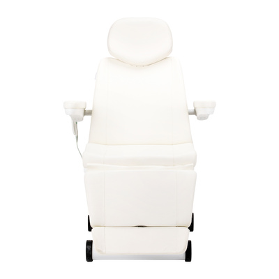 Fotel kosmetyczny elektryczny obrotowy Azzurro 873 biały 144740