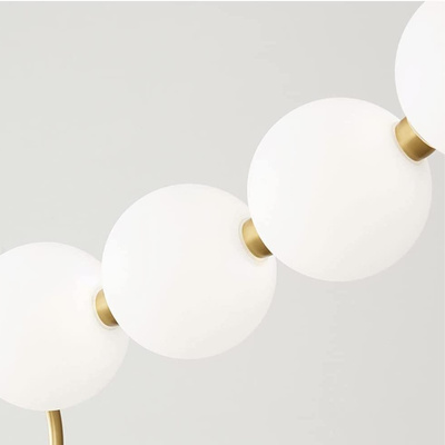 Lampa wisząca Abigali Pontti Big1 30W złoty/mleczne kule