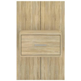 vidaXL Wiszące szafki nocne, 2 szt., dąb sonoma model standard