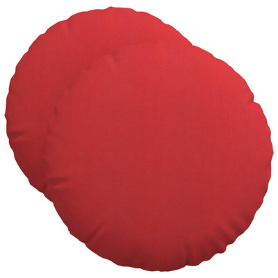Poduszki na siedziska 2 pcs Czerwony ?50 x 19 cm tkanina