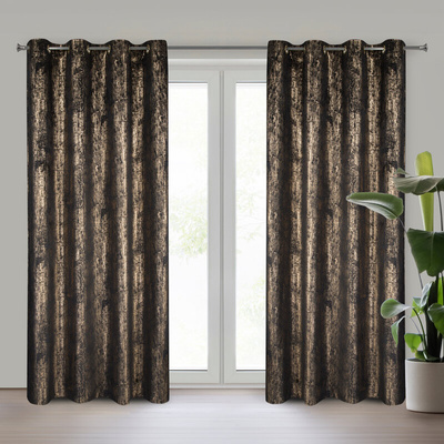 Zasłona Dara czarna 140x250