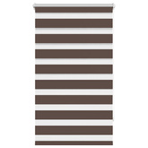 Roleta Zebra 70,9x120 cm Szerokość tkaniny 66,7 cm kawa