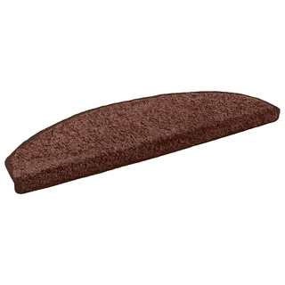 Samoprzylepne maty na schody 15 pcs brązowy 80 x 24,5 x 3,5 cm