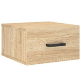 vidaXL Wiszące szafki nocne, 2 szt., dąb sonoma, 35x35x20 cm model standard