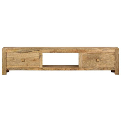 vidaXL Szafka pod TV, 140 x 30 x 32 cm, lite drewno mango
