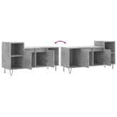 vidaXL Szafka pod TV, szarość betonu, 100x35x55 cm wariant 5