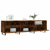 vidaXL Szafka pod TV, przydymiony dąb, 150x30x44,5 cm wariant 5