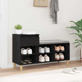 Szafka na buty z szufladą Czarny Dąb 102 x 36 x 60 cm