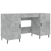vidaXL Biurko, szarość betonu, 140x50x75 cm, materiał drewnopochodny wariant 11