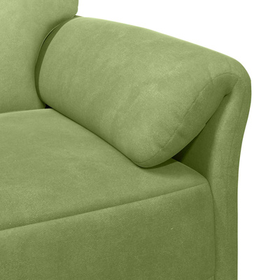 Sofa 1-osobowa Jasnozielony 88 x 83 x 95 cm Welur