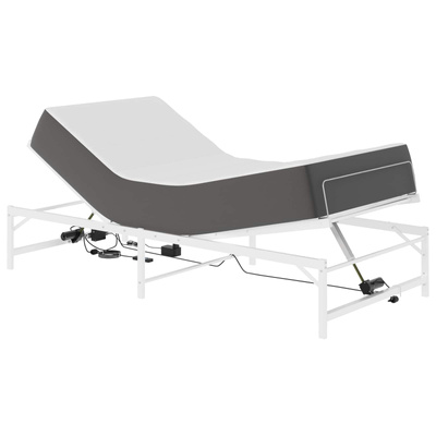Elektro Regulowany Stelaż Łóżka Biały 75 x 190 cm Stal