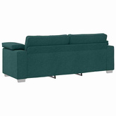 Sofa 3-osobowa Ciemna zieleń 220 cm tkanina