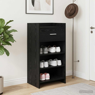 Szafka na buty Czarny dąb 48 x 36 x 92 cm Drewno inżynieryjne