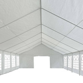 vidaXL Namiot imprezowy z PE, 5 x 8 m, biały