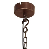 Lampa wisząca, 25x25x134 cm, aluminium