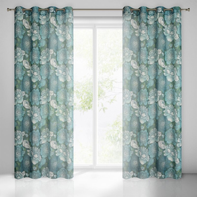 Zasłona Aster oliwkowa 140x250